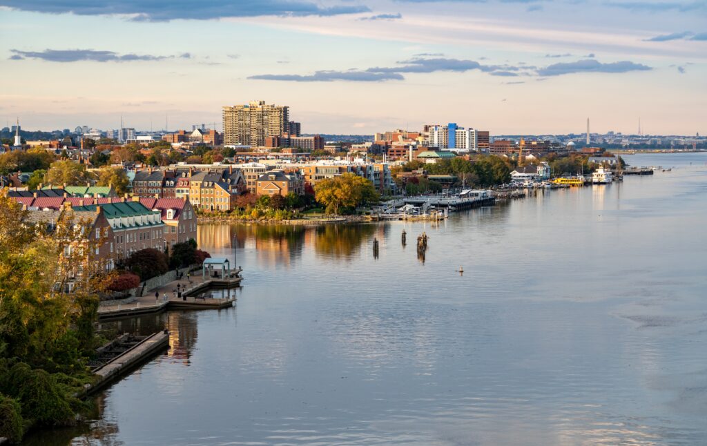 Wide,View,Of,The,Historic,City,Of,Alexandria,And,The